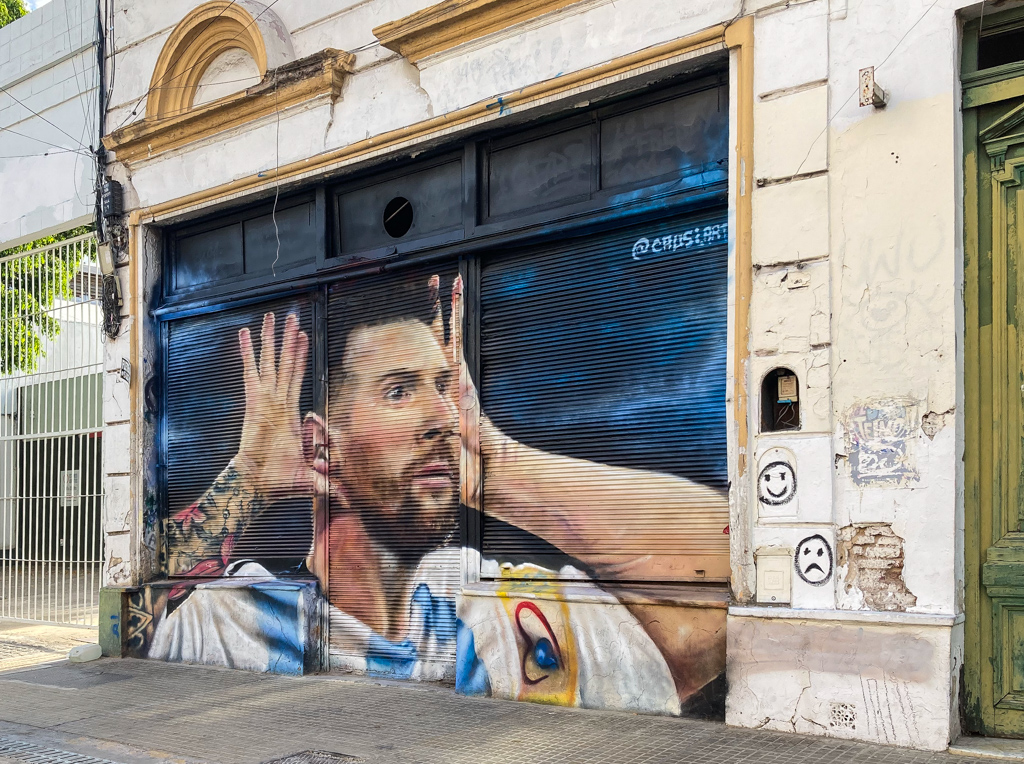 Messi, Graffiti, Buenos Aires