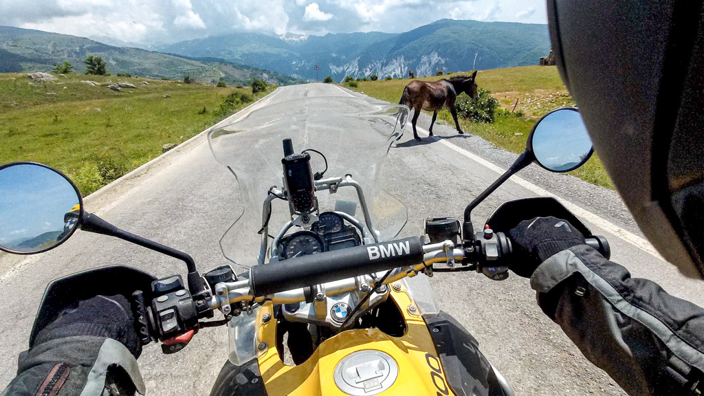 Fahrt durchs Korab Gebirge, Albanien