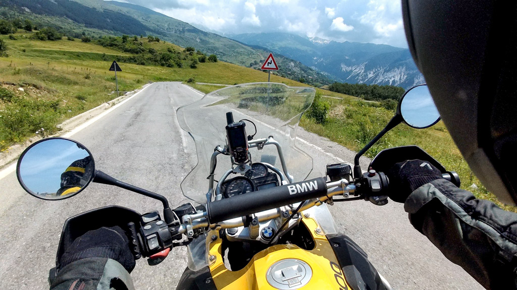 Fahrt durchs Korab Gebirge, Albanien