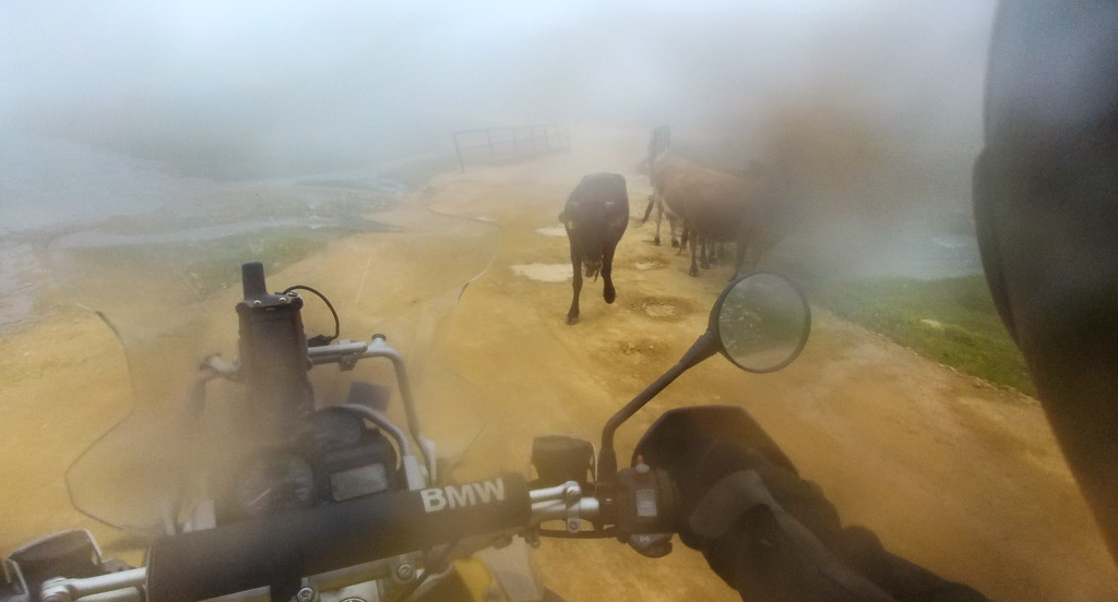 Bergfahrt nach Sümela im Nebel