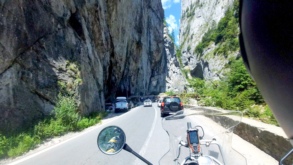 Leider Wochenende in der Bicaz-Schlucht