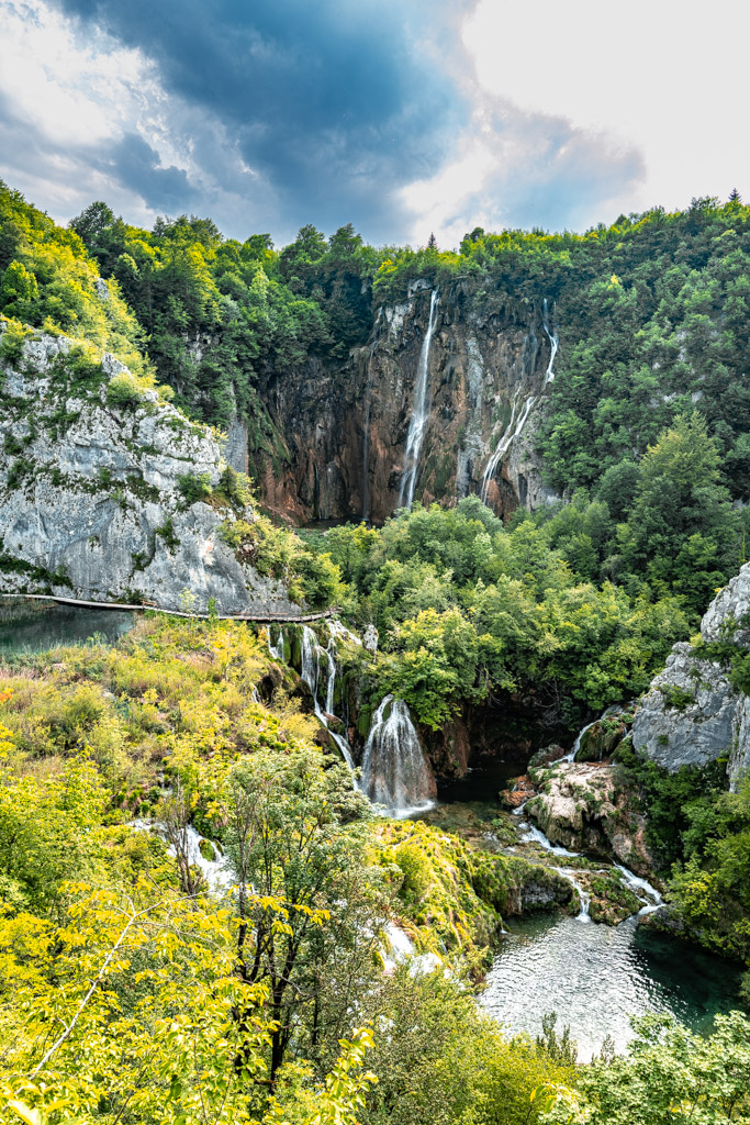 Plitvicer Seen, der große Wasserfall