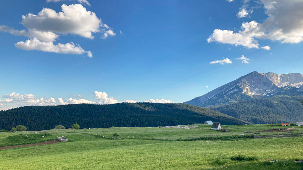 Aussicht vom Balkon