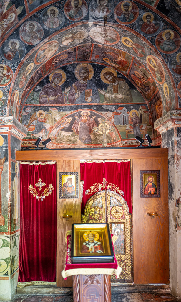 Gebetsraum im Kloster Peć