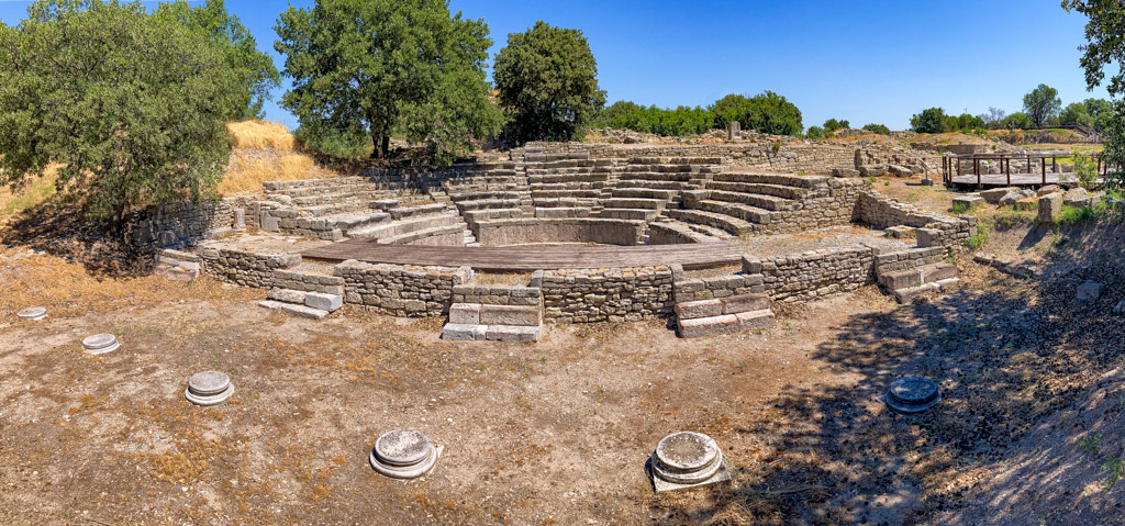 Odeon, Theater, Troja IX