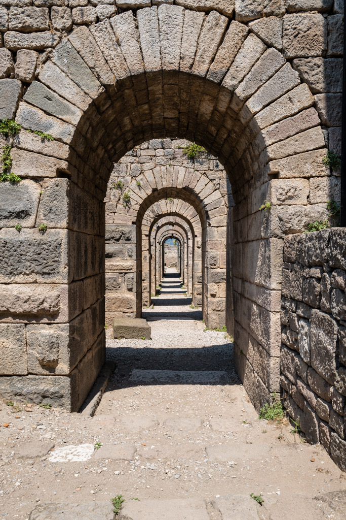 Bogengang am Athene Tempel