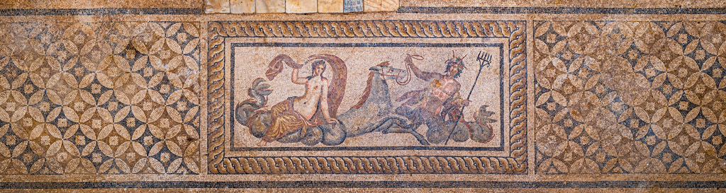 Mosaik von Poseidon und Amphititre, Terrace Houses