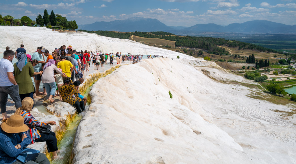 Touristenmagnet Kalkterrassen, Pamukkale