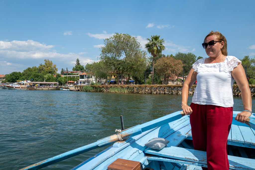 Fährfrau am Dalyan Kanal