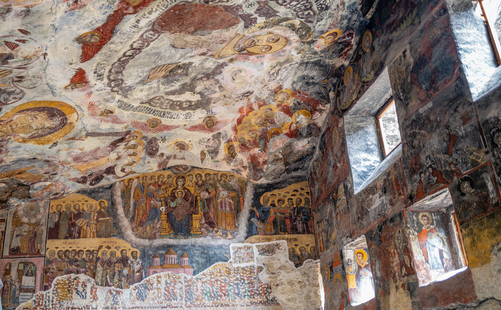 Fresken in der Kapelle, Sümela