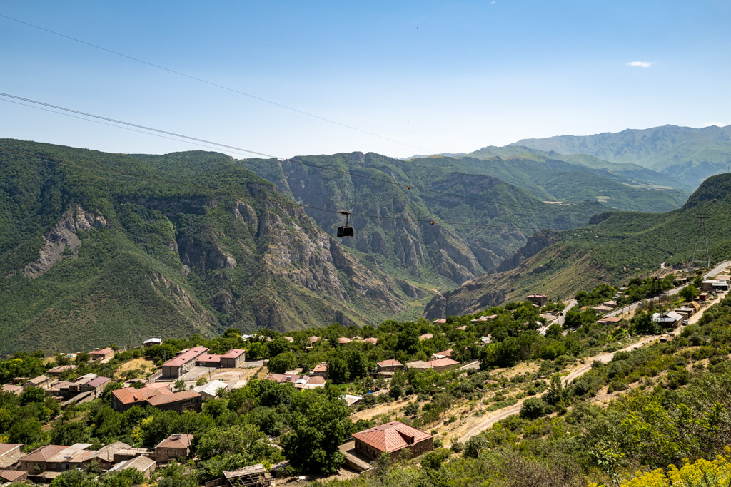 Längste Freiseilbahn der Welt, Tatew