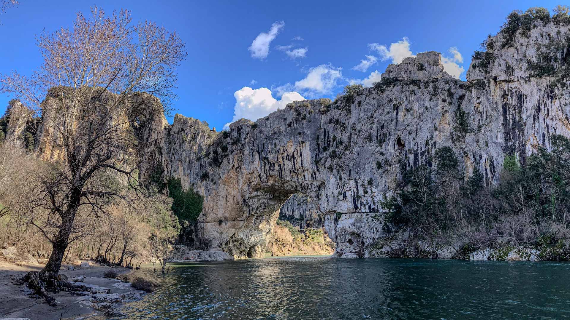 Pont d'Arc, Westseite