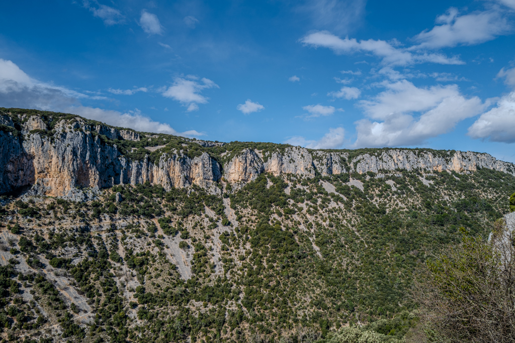 Erosionskante der Ardèche