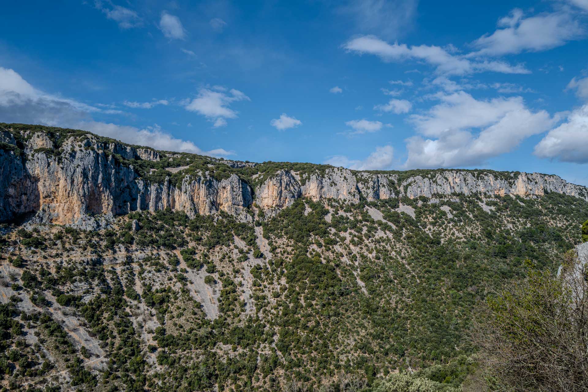 Erosionskante der Ardèche