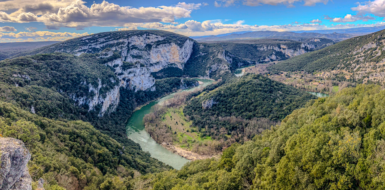 Schleife der Ardèche