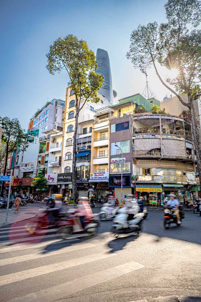 Verkehr am Bitexco Financial Tower