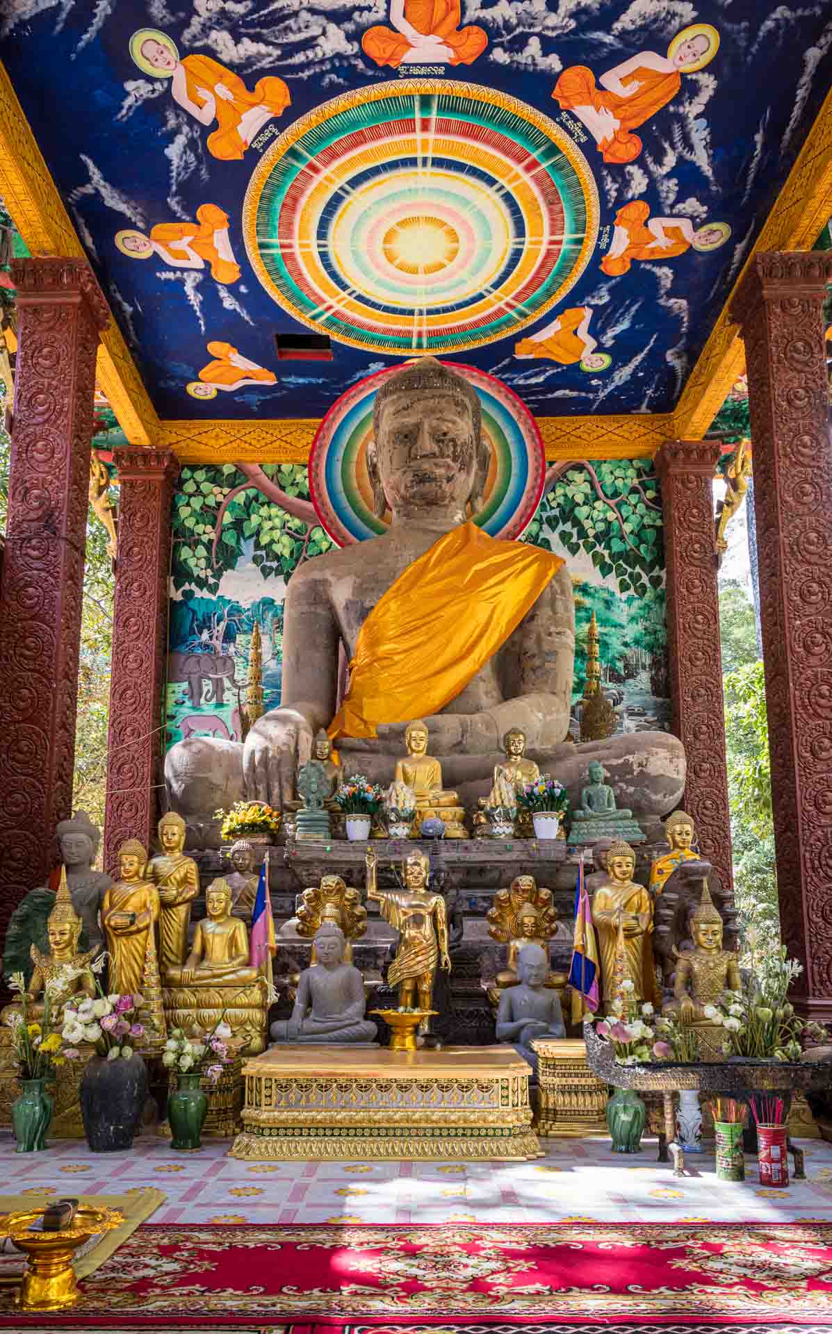 Buddha Tempel am Bayon Tempel