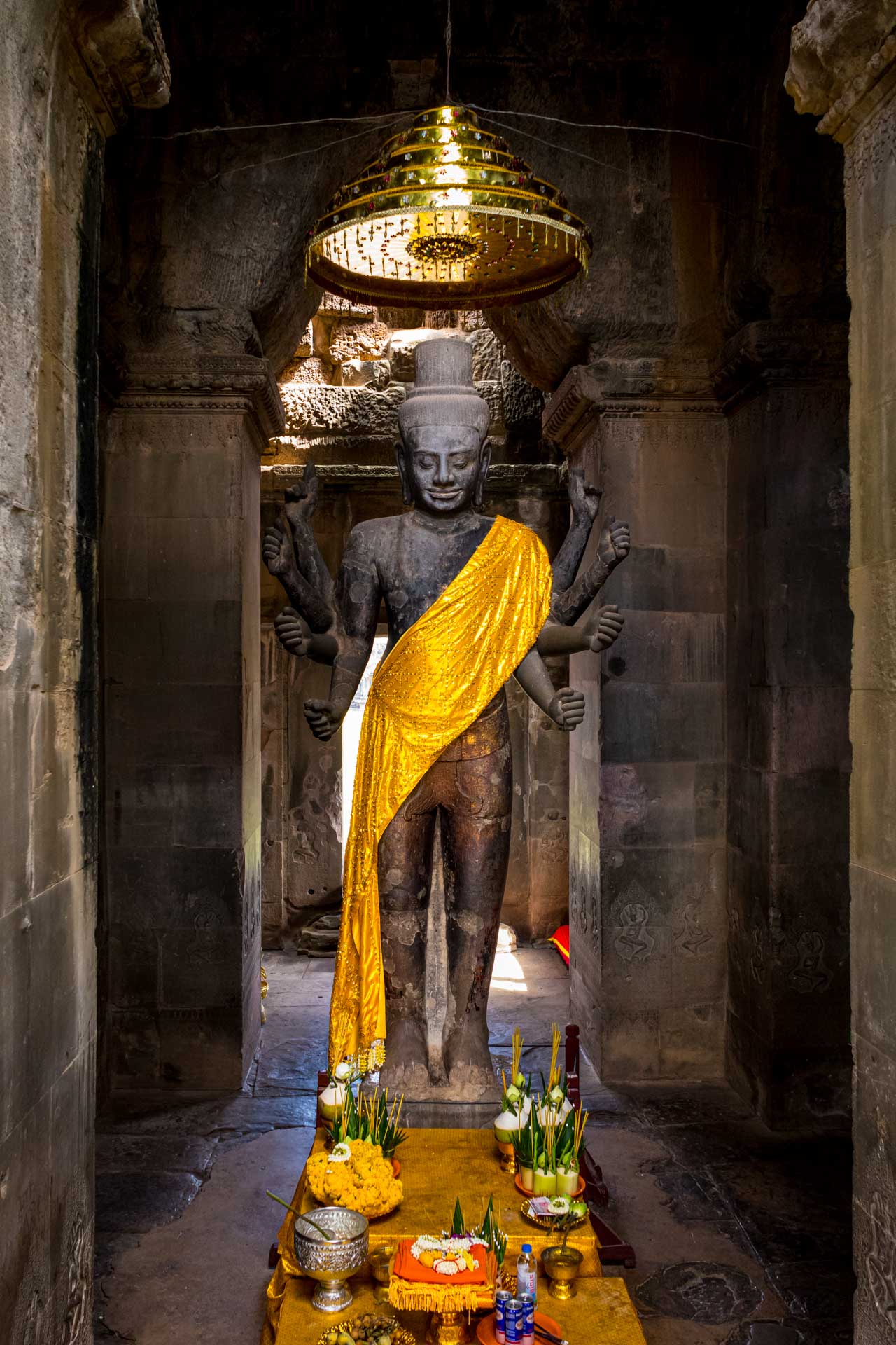 Buddha im Tempel von Angkor Wat