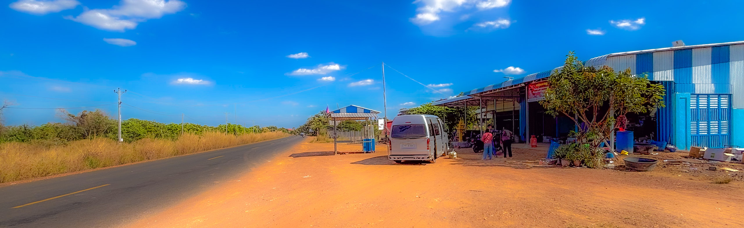 Chhvang village – Ein Sack Früchte wird eingeladen
