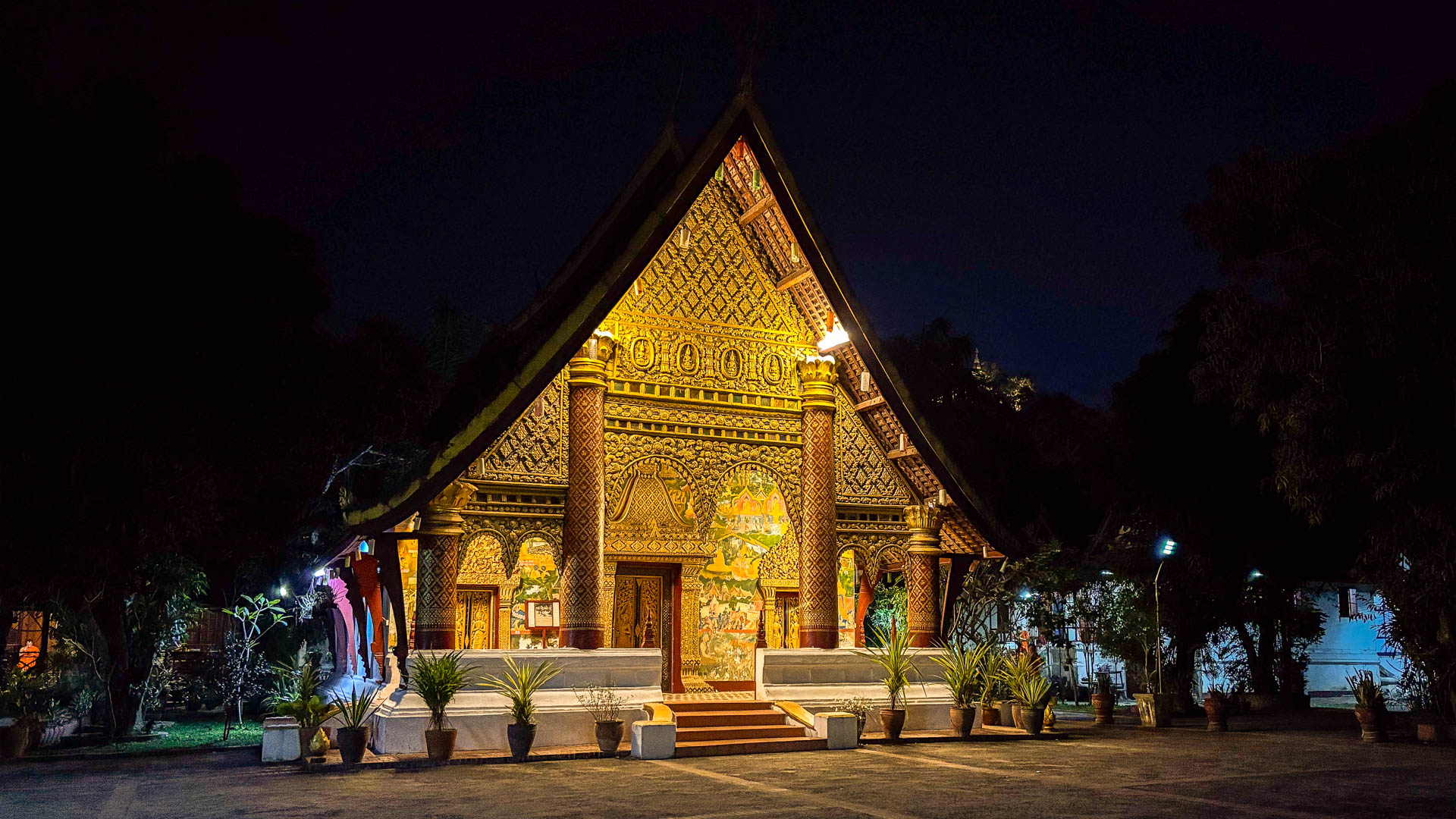 Wat Xieng Mouane Tempel, Luang Prabang