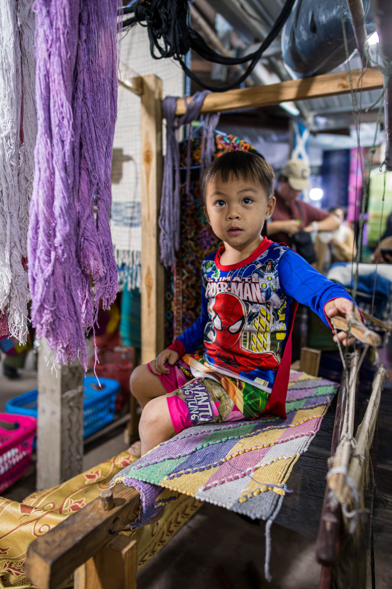 Spider-Man in der Weberei