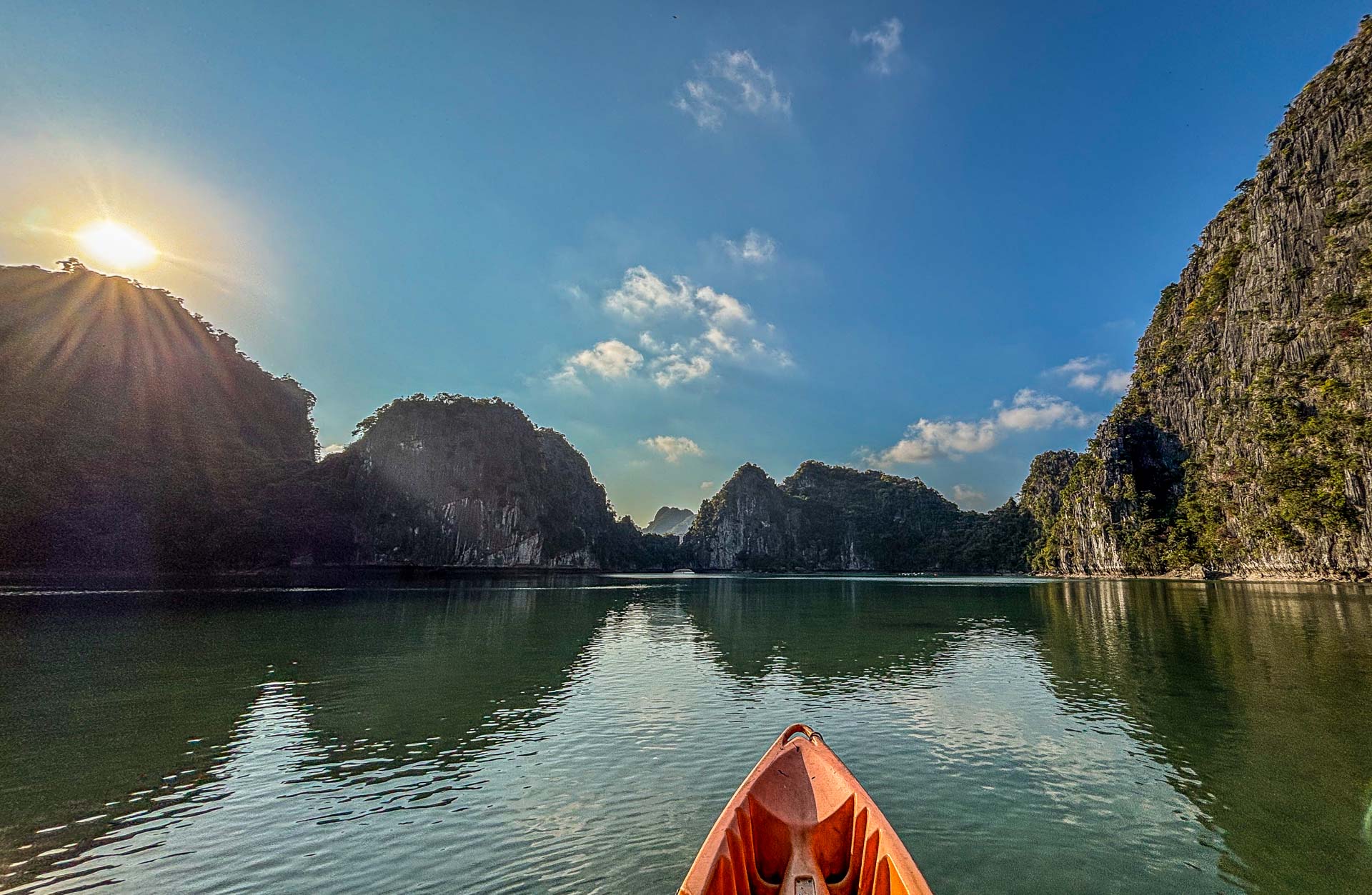 Kayaking bis Sonnenuntergang