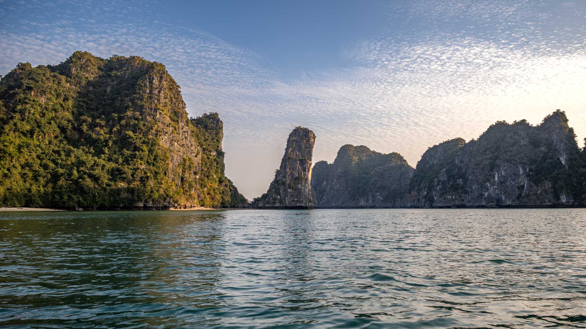Markanter Fels in der Nähe von Hang Tai Kéo
