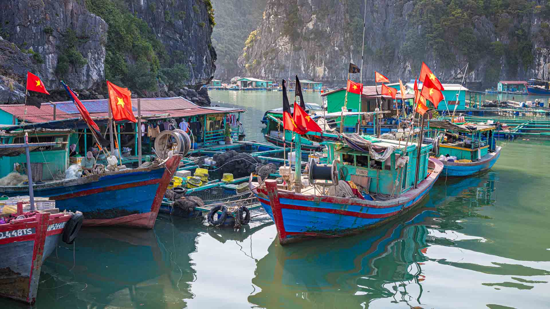 Fischerboote, Floating Village