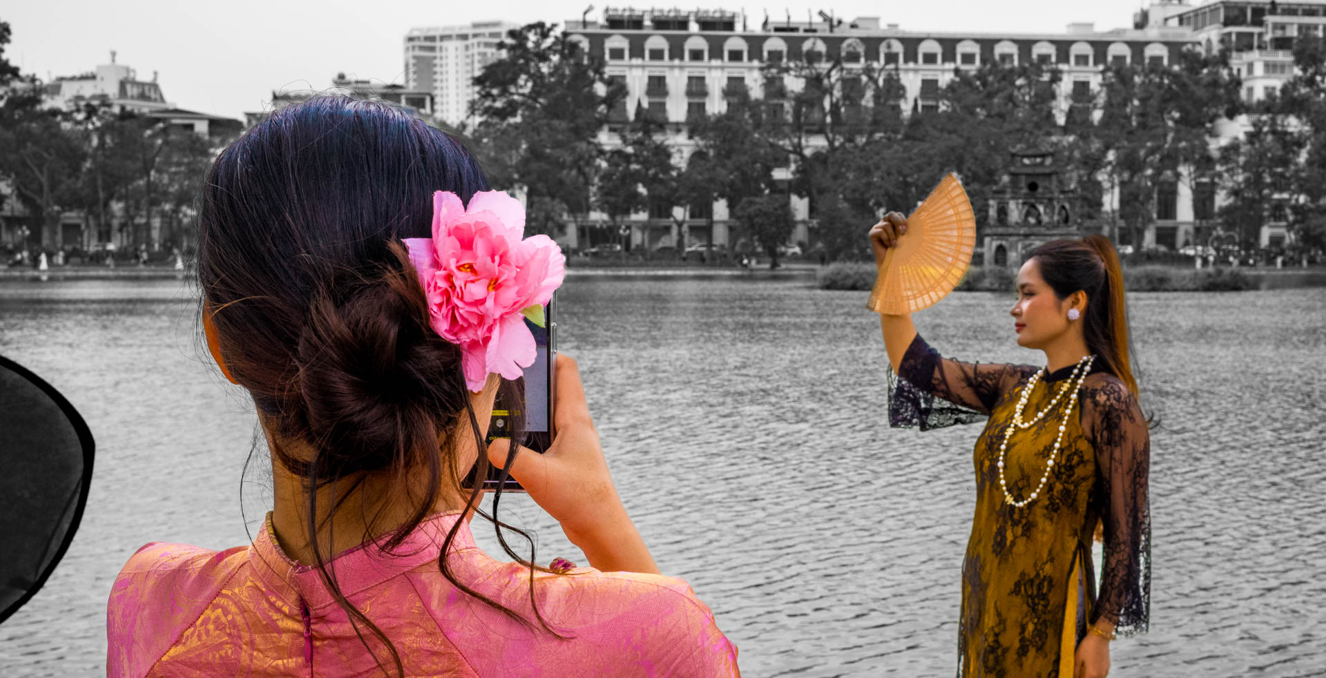 Foto shooting am Hoàn Kiếm See