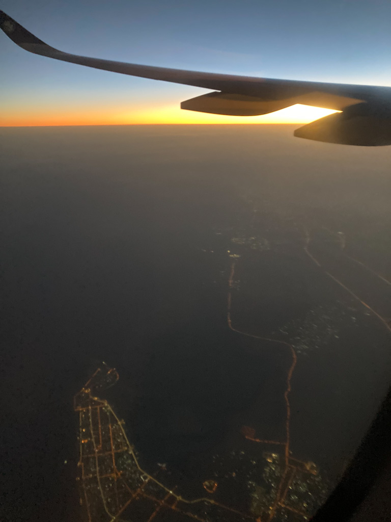 Morgenröte über Dubai