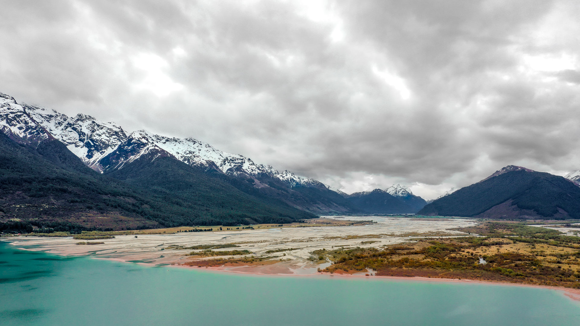 Letzter Blick auf das Dart River Delta