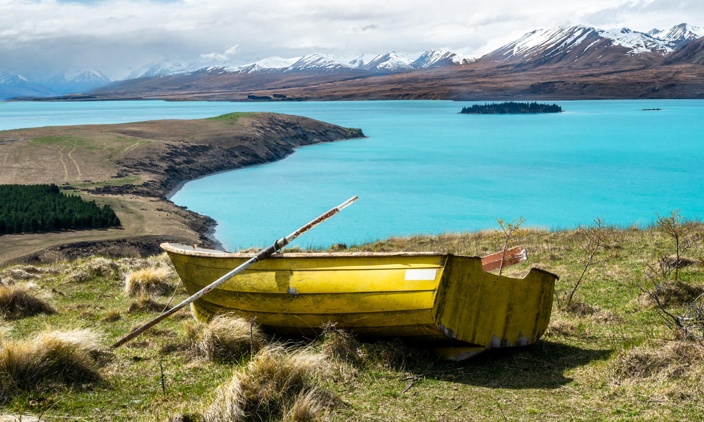 Mount John Trail, Motuariki Island, Lake Tekapo