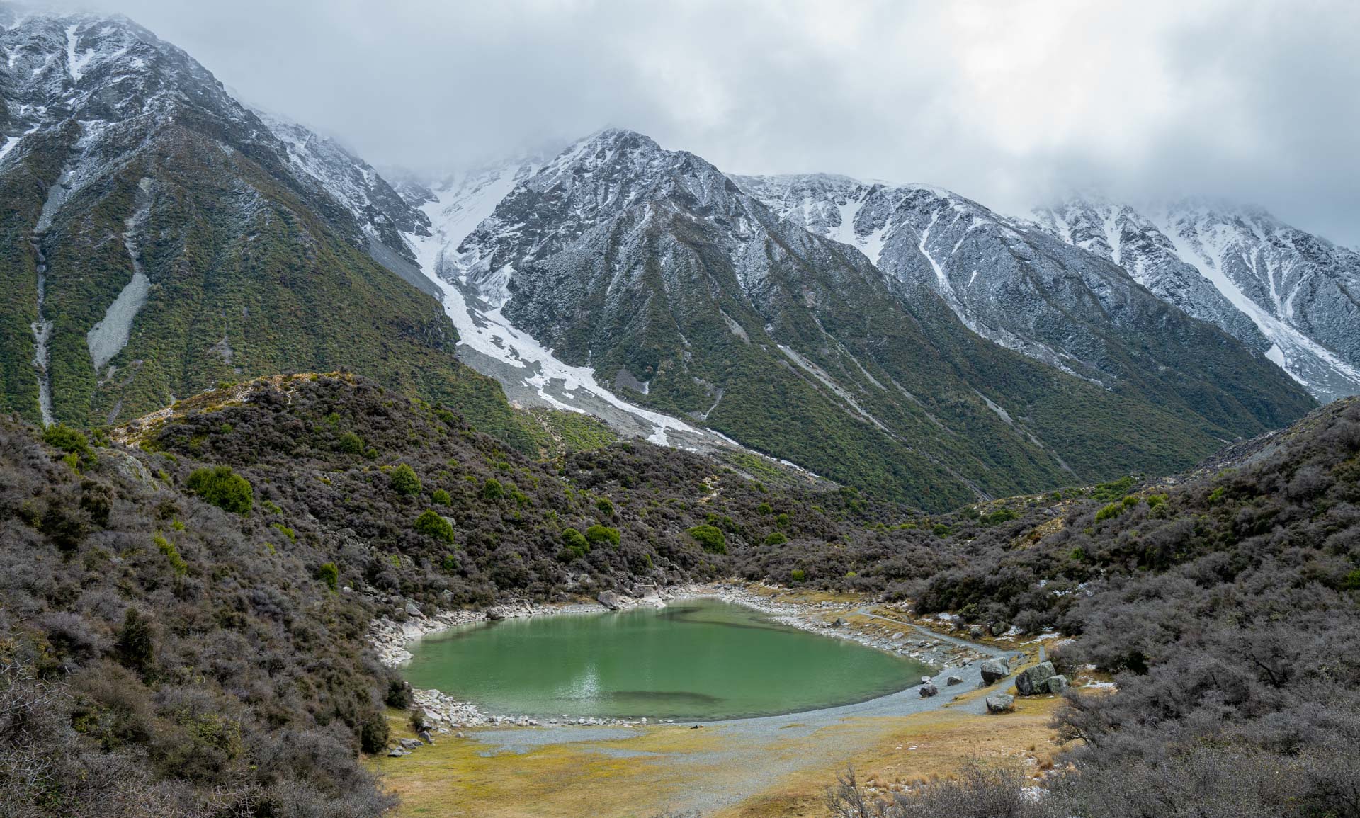 Blue Lakes at Tasman Glacier