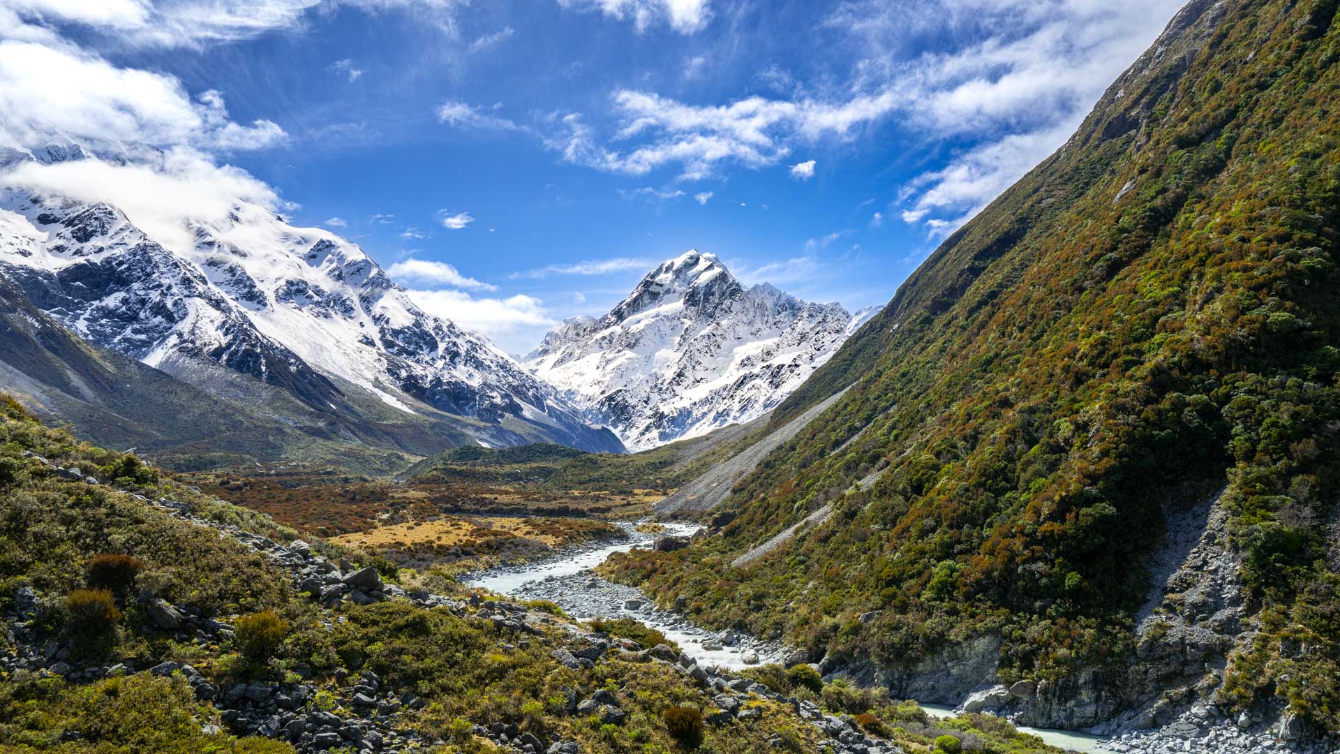 Mt. Cook from Hooker Valley