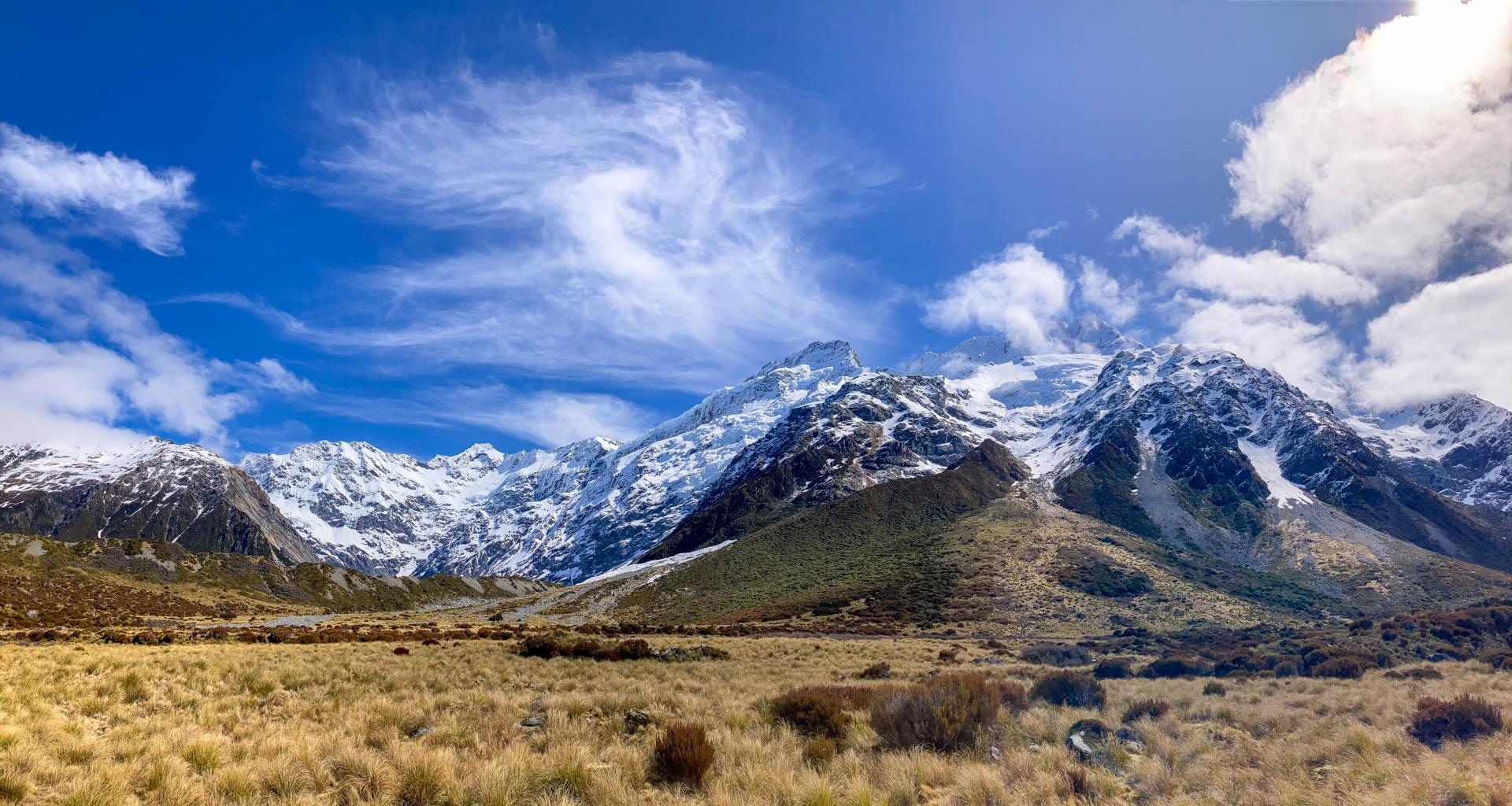 Mt. Sefton from Hooker Trail