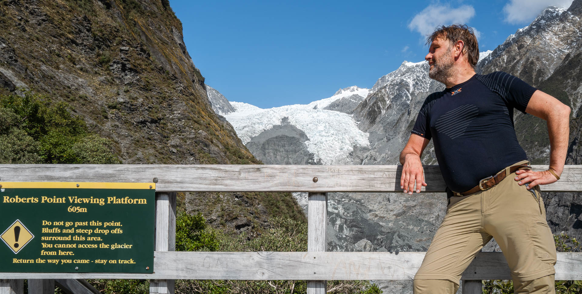 Franz Josef Gletscher vom Robert's Point