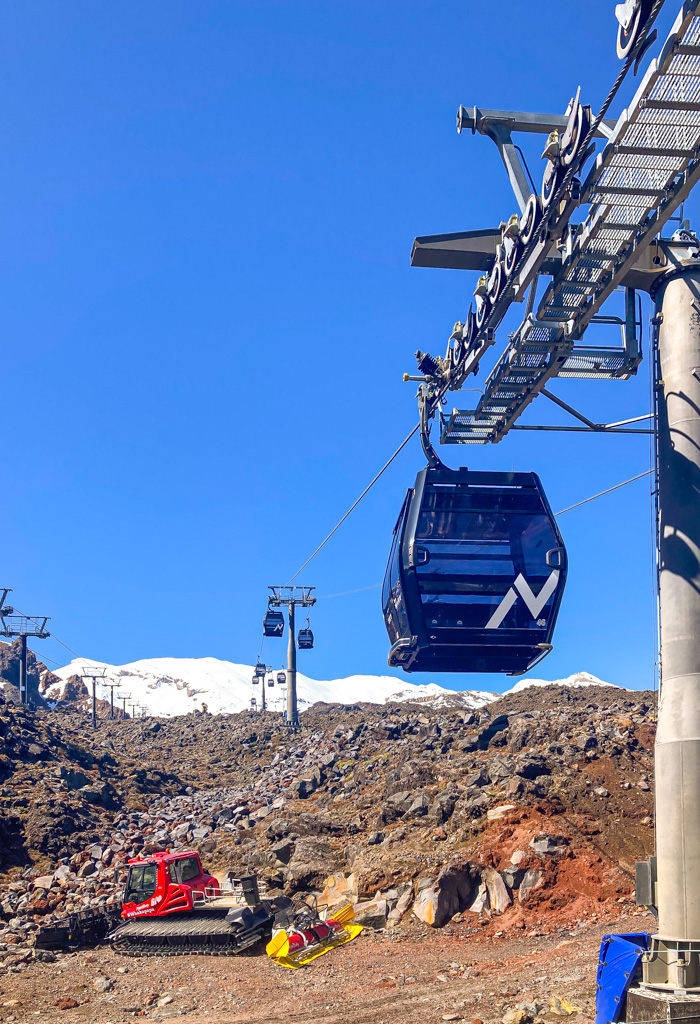 Skibetrieb am Ruapehu