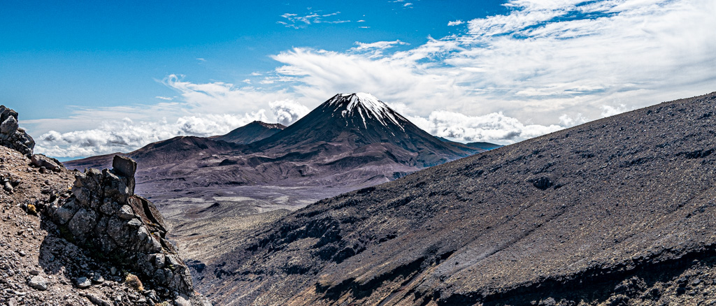 Wunderschöner Ngauruhoe Vulkan