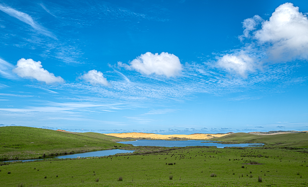 Lake at Te Paki Reserve