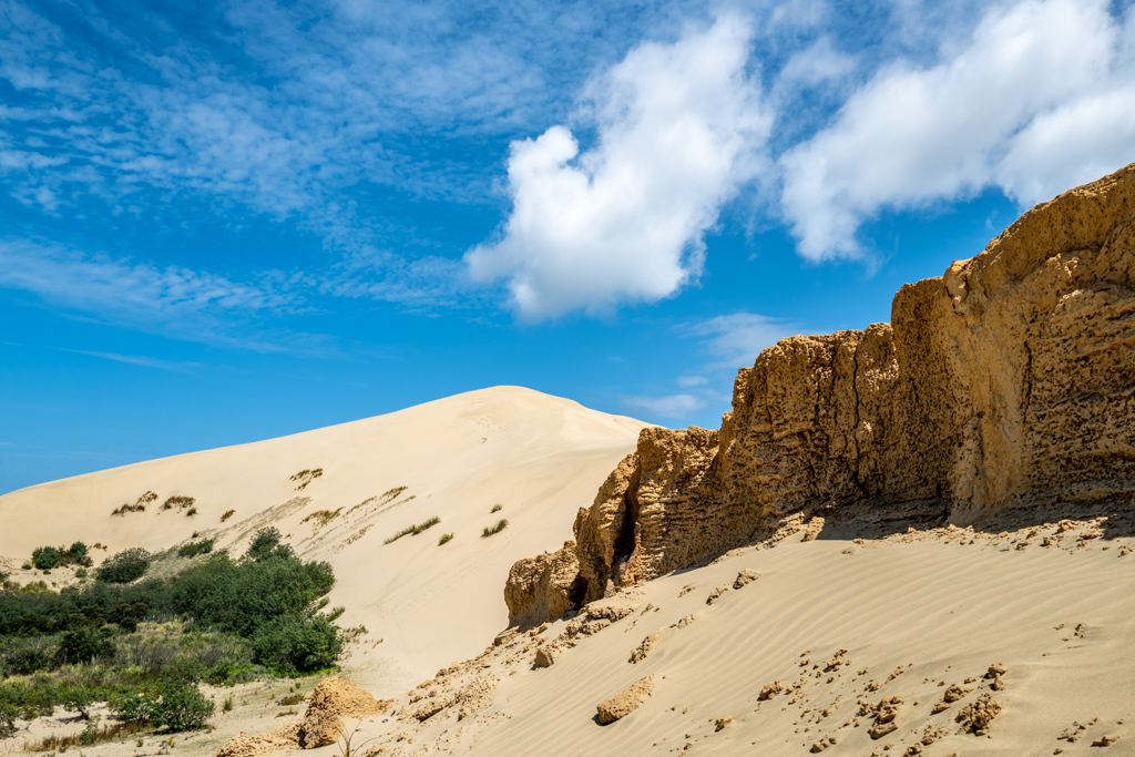 Vulkanisches Sediment und Te Paki Dune