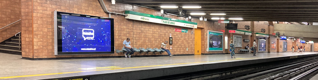 Metro Santiago, die größte Südamerikas
