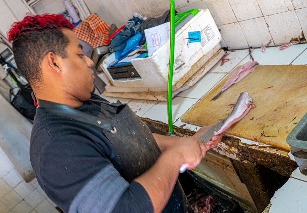 Fischhändler, Mercado Central