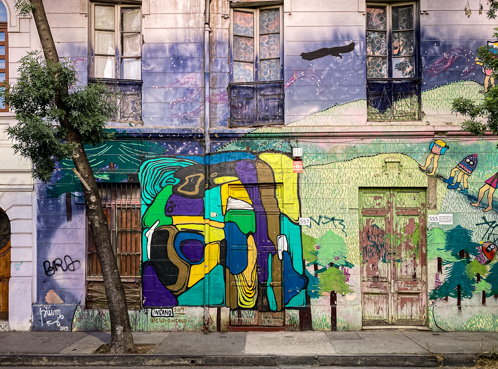 Graffiti, Barrio Brasil