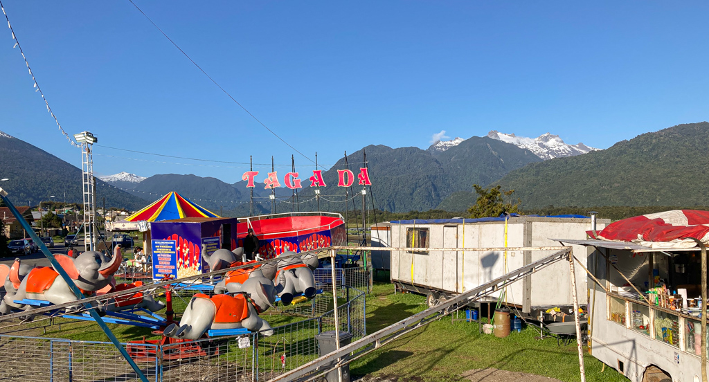 Kirmes in Hornopirén, Patagonien