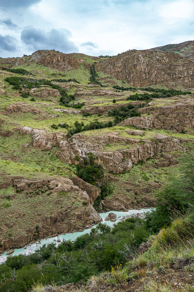 Cascada Margarita, Canyon Río Fitz Roy
