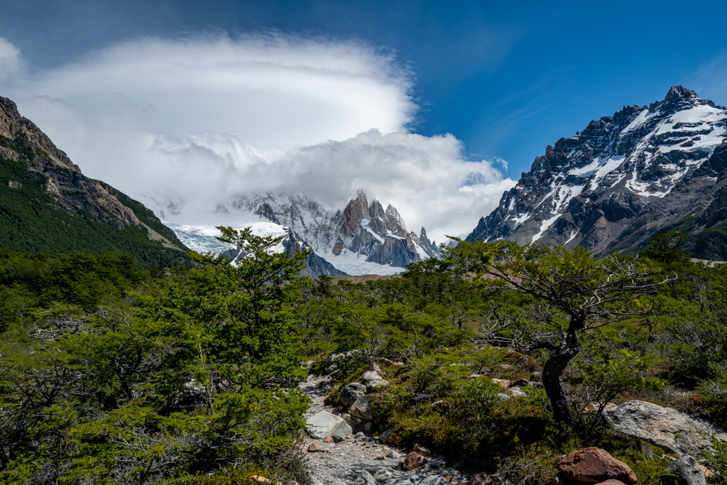 Cerro Torre und Moräne