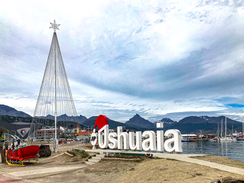 Weihnachtliches Cartel Ushuaia