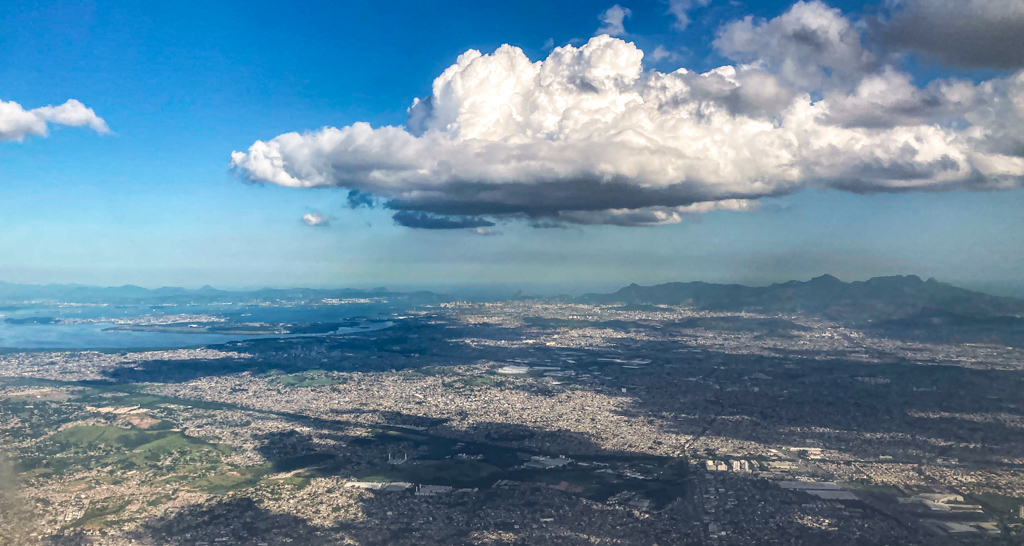 Anflug auf Rio de Janeiro