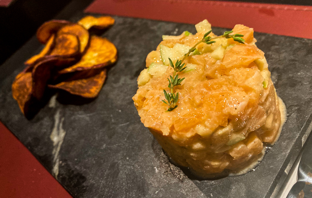 Salmon Tartare, Dinner in Botafogo