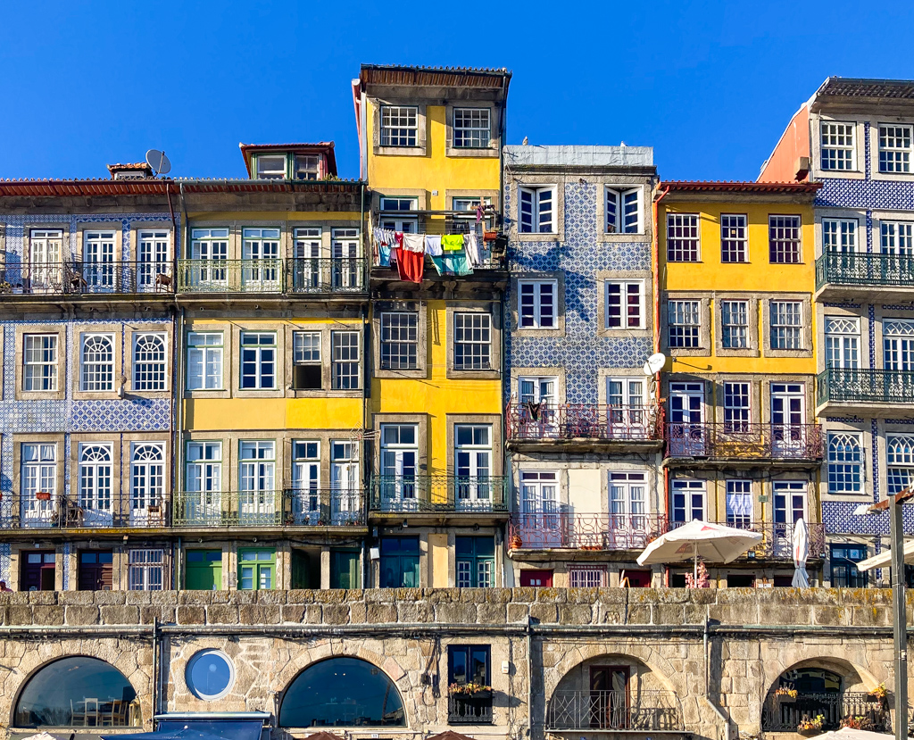 Häuser von Ribeira, Porto